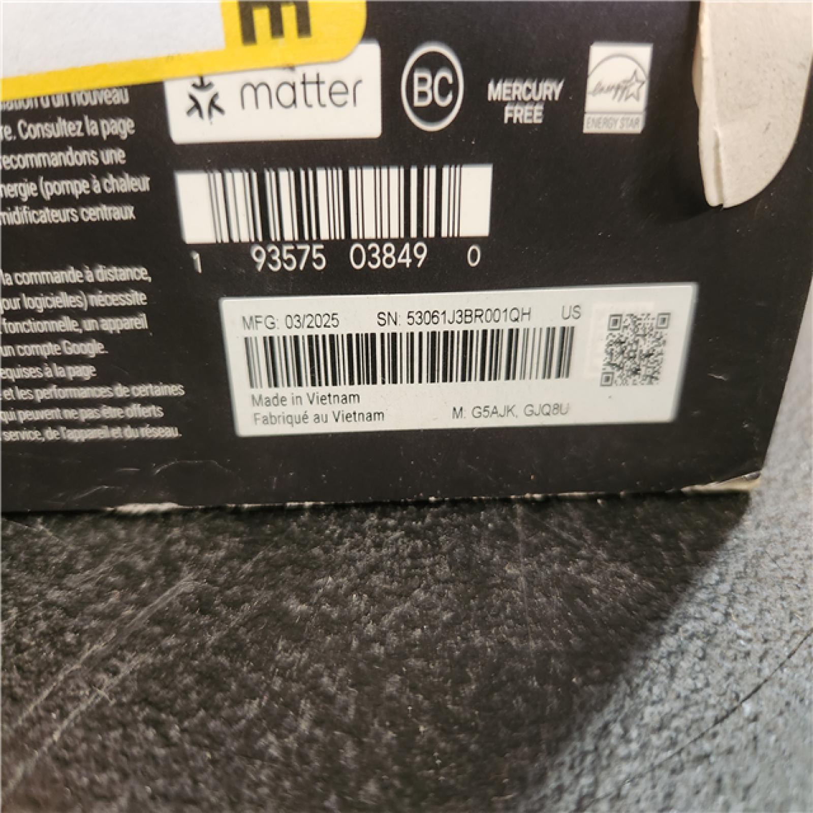 Phoenix NEW Google Nest Learning Thermostat (4th Gen) with Nest Temperature Sensor (2nd Gen) 2-Pack - Polished Obsidian