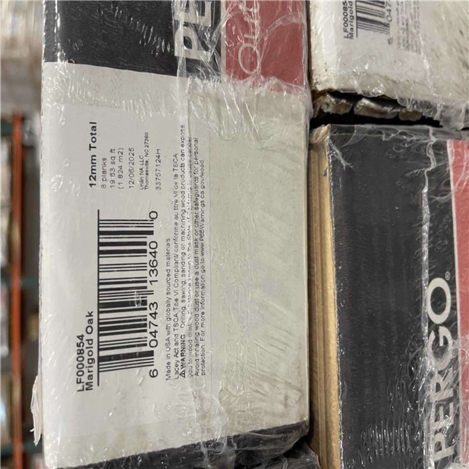 DALLAS LOCATION - Pergo Outlast+ Marigold Oak 12 mm T x 7.4 in. W Waterproof Laminate Wood Flooring (19.63 sqft/case) PALLET-(39 CASES)