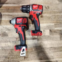 HOUSTON LOCATION - AS-IS Milwaukee M18 Brushed Cordless (2-Tool) Drill/Driver and Impact Driver Kit