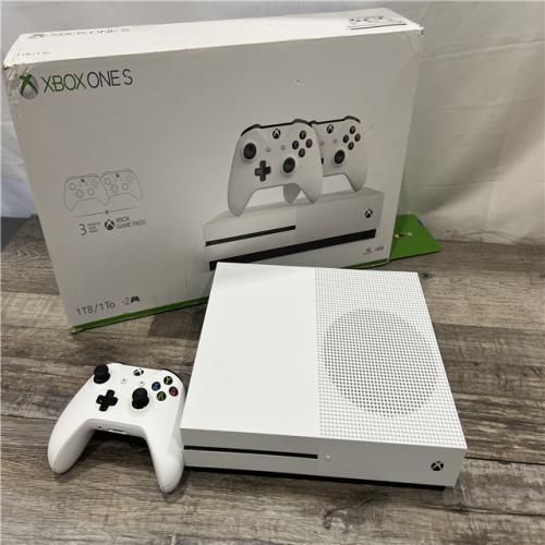AS-IS Microsoft Xbox One S 1TB Console White