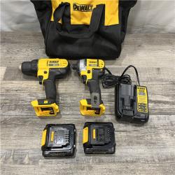 AS-IS DEWALT 20V MAX Cordless Drill/Impact 2 Tool Combo Kit