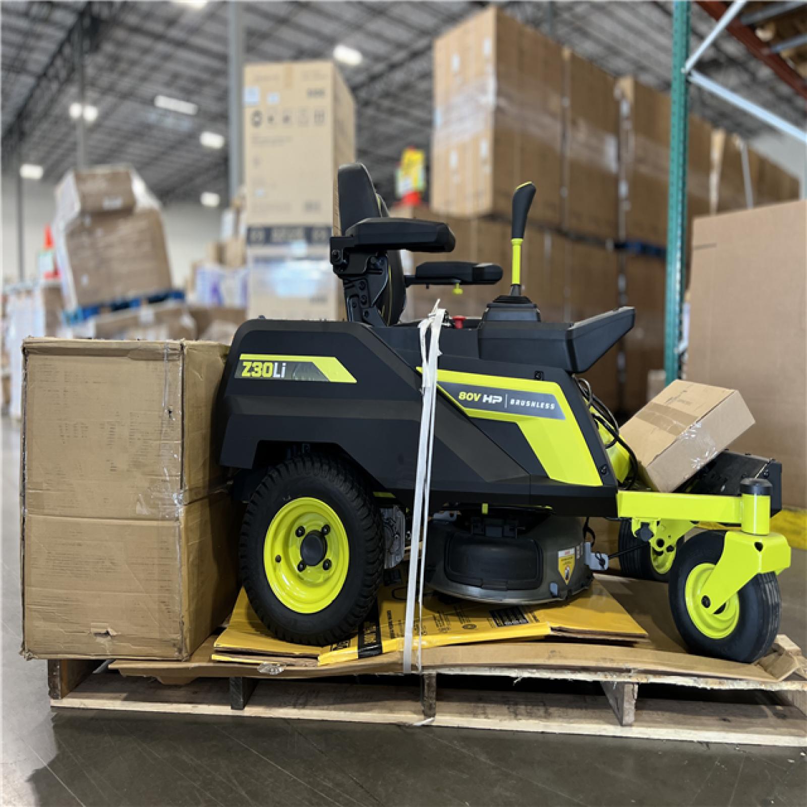 DALLAS LOCATION - LIKE NEW! 80V HP BRUSHLESS 30 LITHIUM ELECTRIC ZERO TURN RIDING MOWER KIT