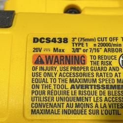 AS-IS DEWALT 20V XR Cordless 3 in. Cut-Off Tool (Tool Only)