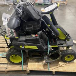 Dallas Location - As-Is RYOBI R1 80V HP 30 in. Riding Lawn Mower