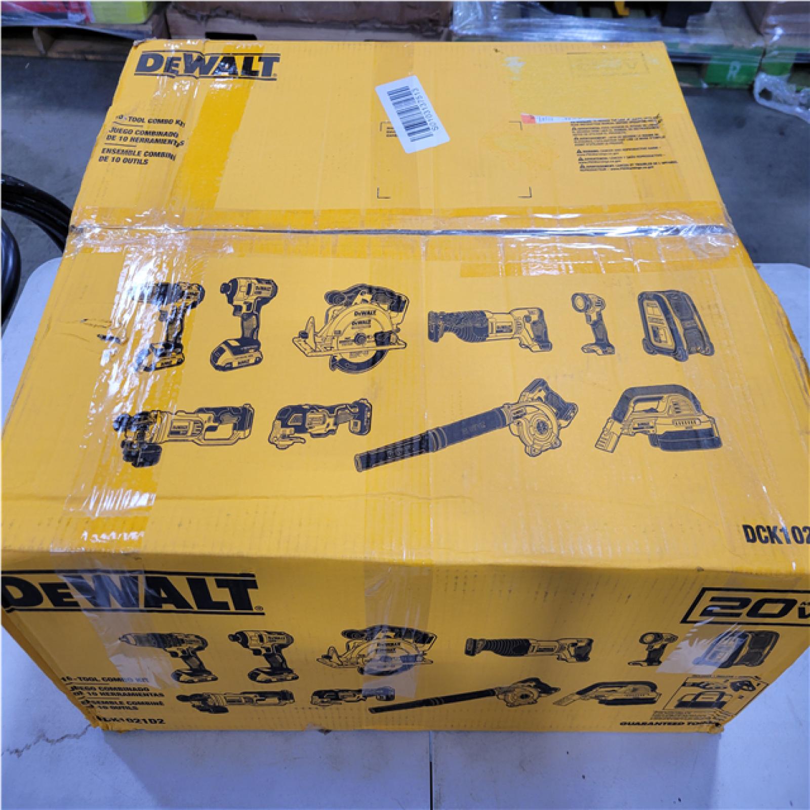 CALIFORNIA AS-IS DEWALT 10-TOOL COMBO KIT