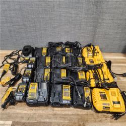 HOUSTON LOCATION - AS-IS DEWALT BATTERY CHARGER PACK QTY - 20