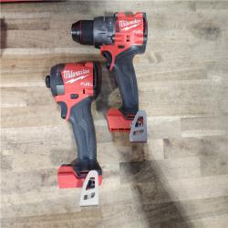 HOUSTON LOCATION - AS-IS Milwaukee FUEL 18V Lithium-Ion Brushless Cordless Hammer Drill and Impact Driver Combo Kit