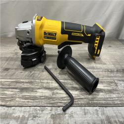 AS-IS DEWALT 20V MAX Cordless Brushless 4-1/2 in. Angle Grinder with Paddle Switch (Tool Only)