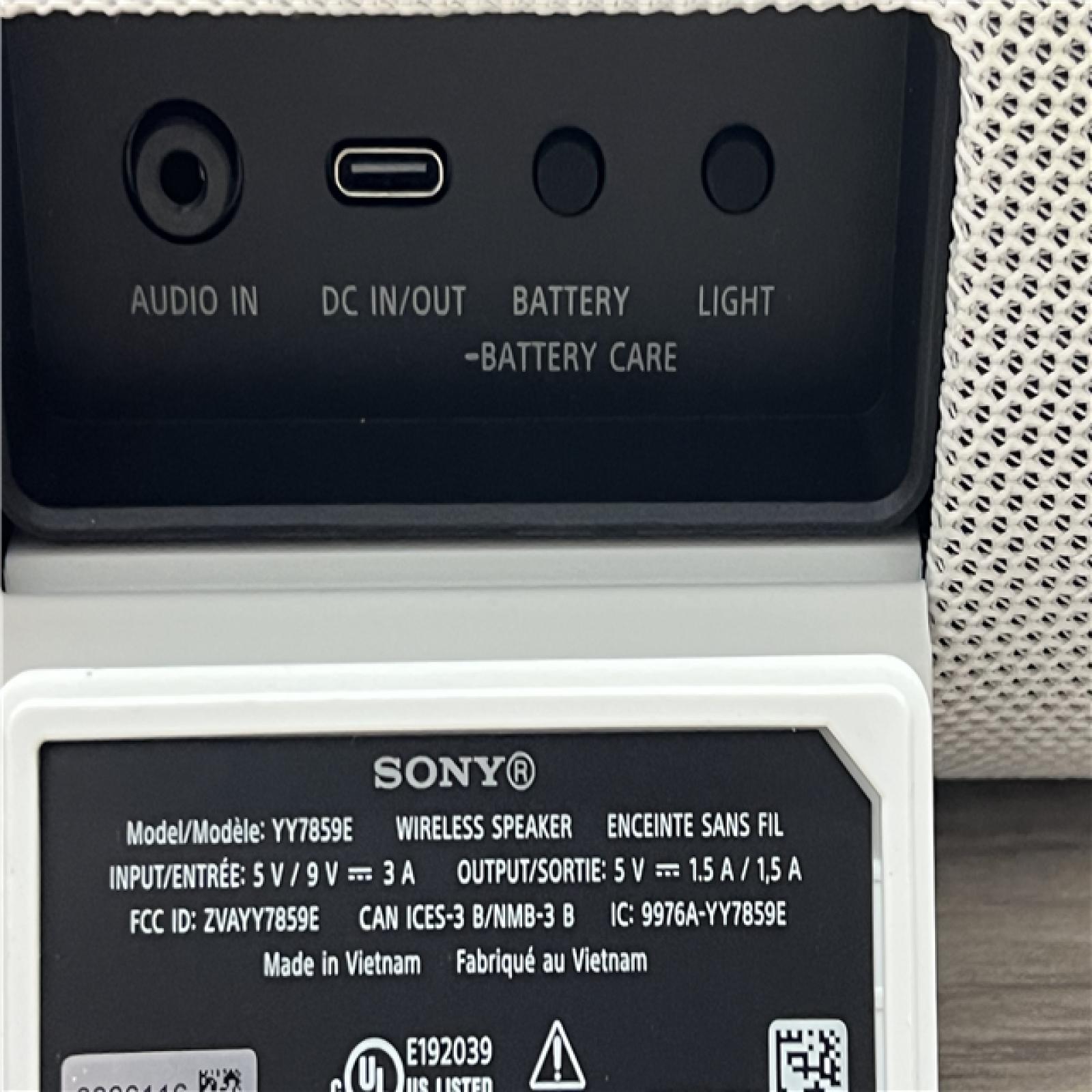 AS-IS Sony - ULT FIELD 5 Wireless Speaker - Off White