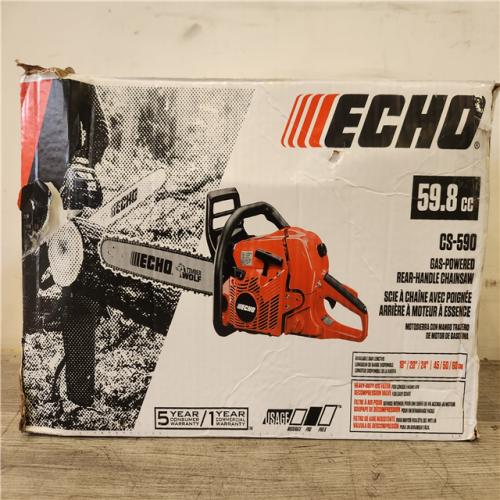 Phoenix NEW ECHO 20 in. 59.8 cc Gas 2-Stroke Rear Handle Timber Wolf Chainsaw