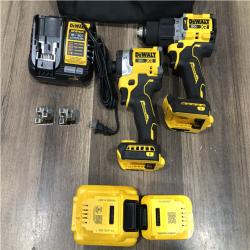 AS-IS DEWALT 20V XR Lithium-Ion Cordless 2-Tool Combo Kit