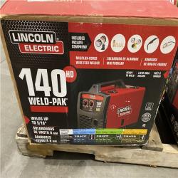 Dallas Location - As-Is Lincoln Electric Weld-Pak 140 Amp MIG Welder,