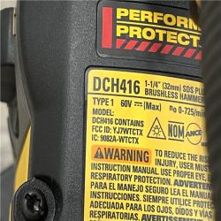 AS-IS DEWALT FLEXVOLT 60V MAX Cordless 1-1/4 in. SDS Plus Rotary Hammer (Tool Only)