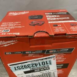 NEW - Milwaukee 18-Volt Lithium-Ion REDLITHIUM FORGE Starter Kit with 12. 0Ah Battery and Charger