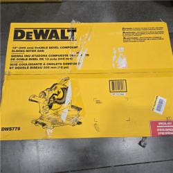 LIKE NEW! - DEWALT 12-in Dual Bevel Sliding Compound Miter Saw