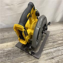 AS-IS DEWALT FLEXVOLT 60V MAX Cordless Brushless 7-1/4 in. Circular Saw with Brake (Tool Only)