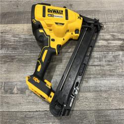 AS-IS DEWALT 20V MAX XR Lithium-Ion Cordless 2-1/2 in. 15-Gauge Finish Nailer Kit
