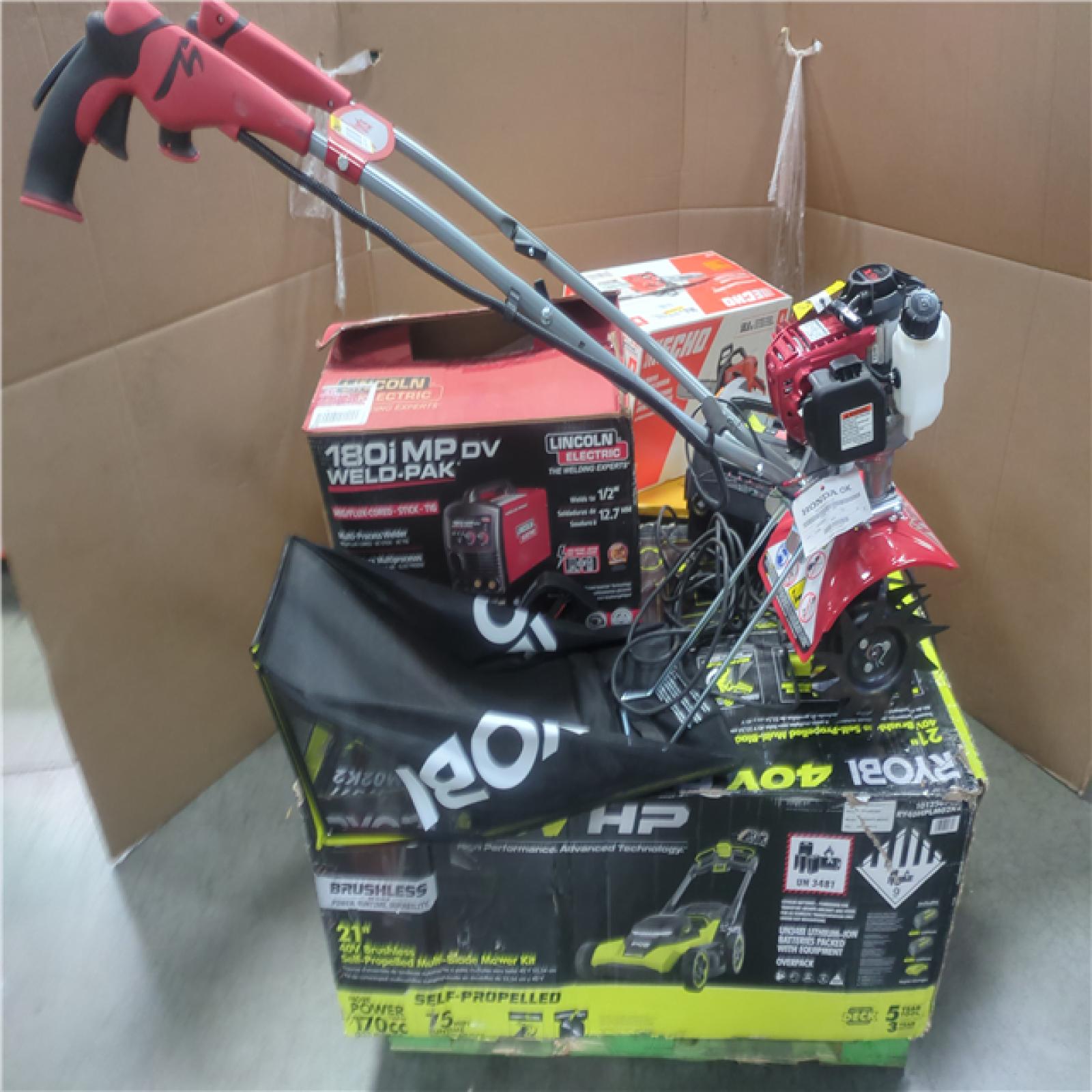 CALIFORNIA AS-IS OUTDOOR POWER EQUIPMENT