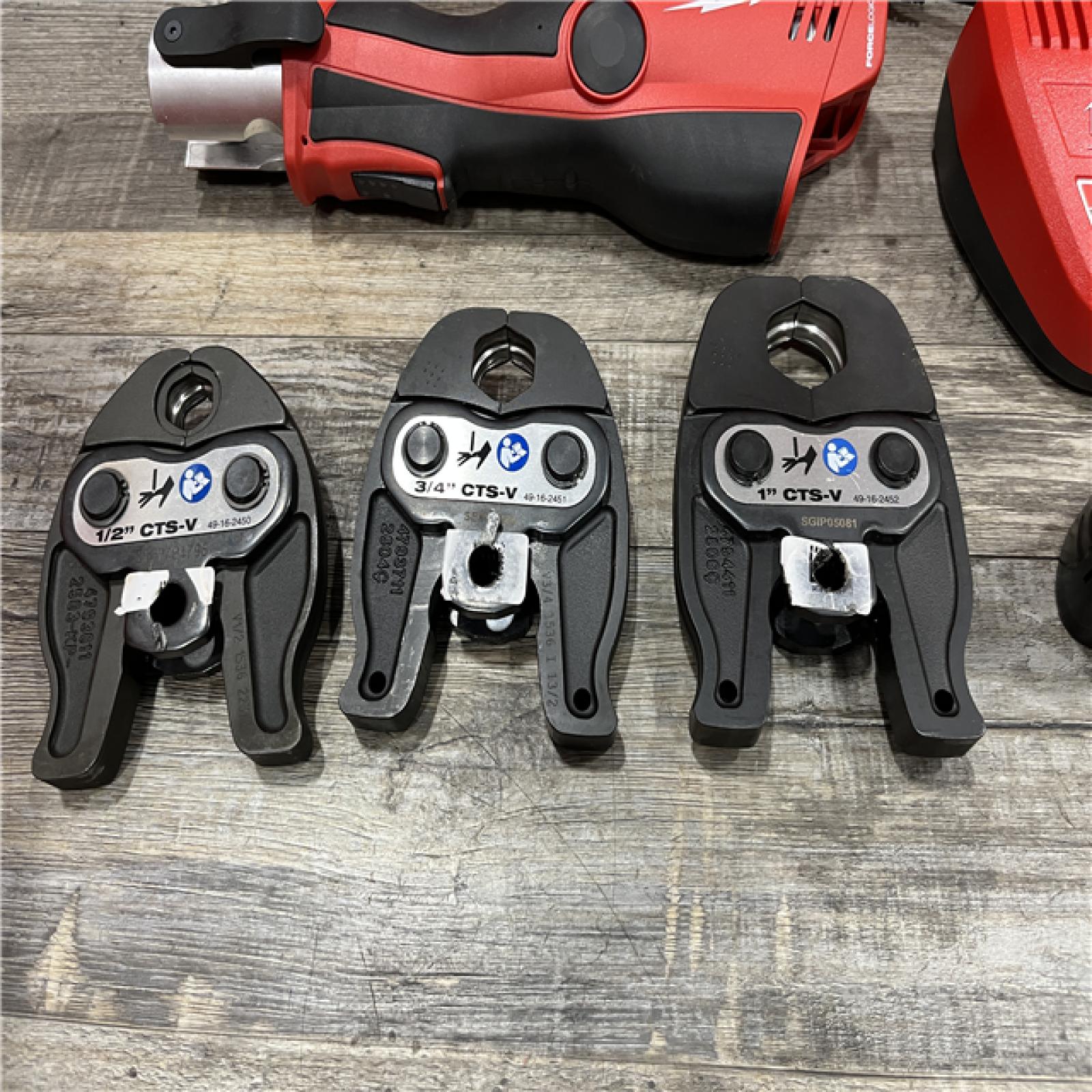 AS-IS Milwaukee 12-Volt Lithium-Ion Force Logic Cordless Press Tool Kit