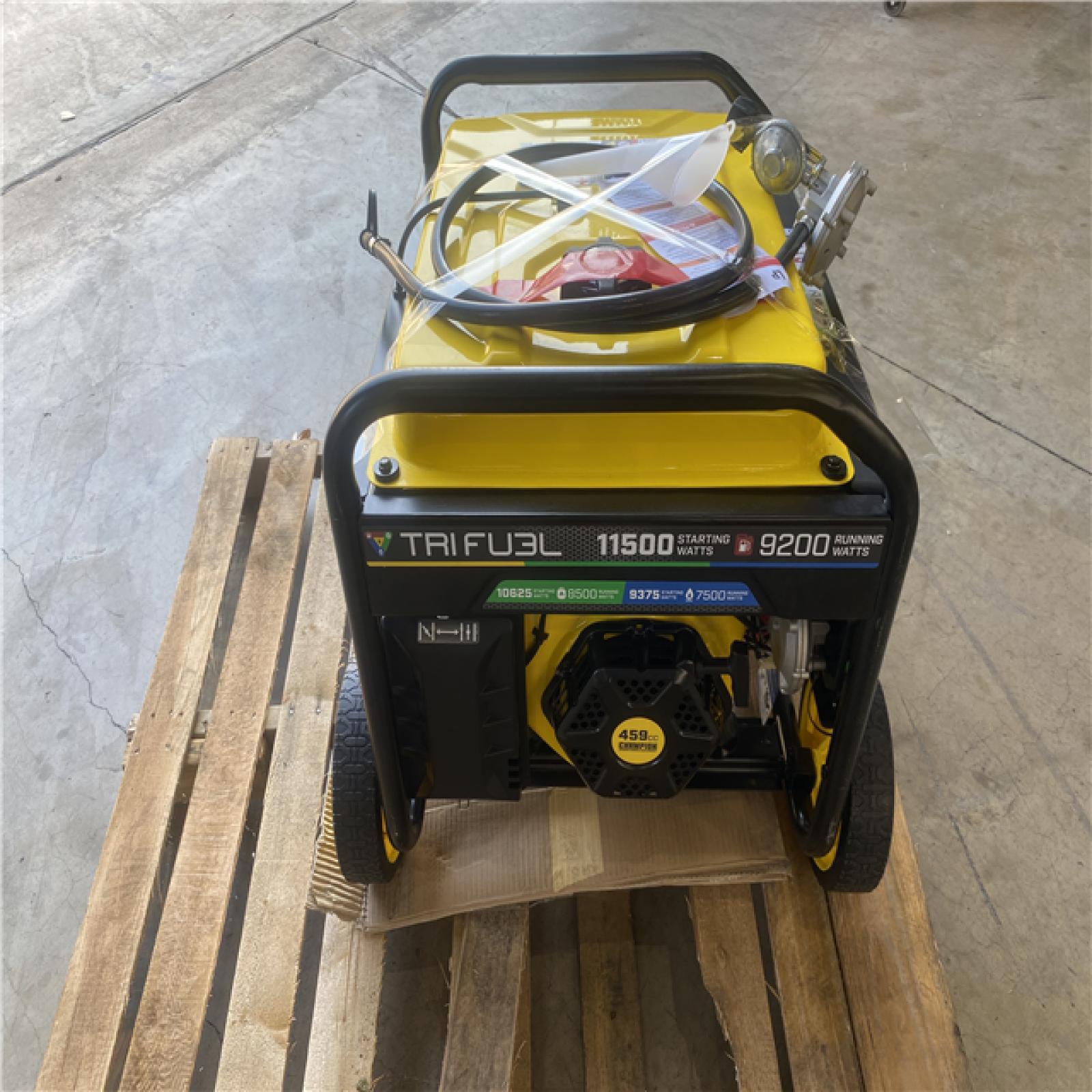 Houston Location - AS-IS Champion TriFuel Generator 11500 Starting Watts 9200 Running Watts