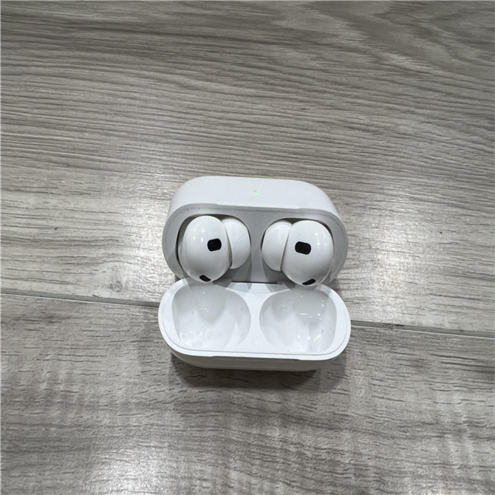 AS-IS Apple AirPods Pro (2nd Generation) with the USB-C MagSafe Charging Case