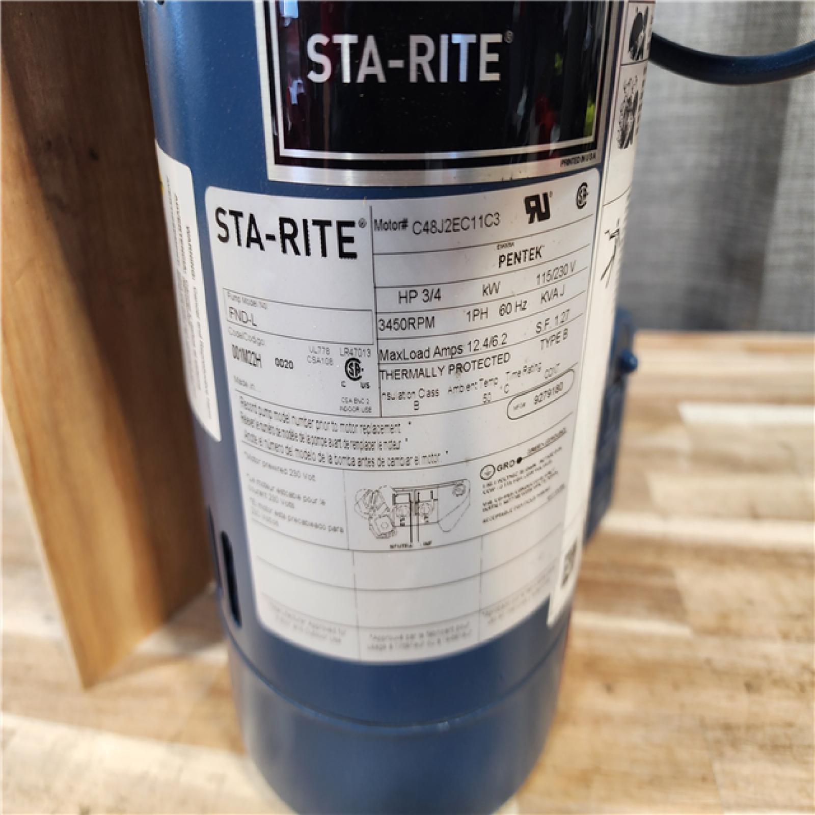 HOUSTON LOCATION - AS-IS (NEW) STA-RITE SHALLOW WELL JET PUMP