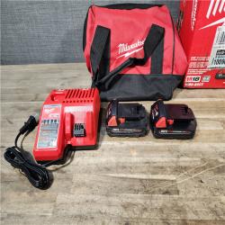 HOUSTON LOCATION - AS-IS Milwaukee M18 18V Lithium-Ion Brushless Cordless Compact Drill/Impact Combo Kit (2-Tool) W/(2) 2.0 Ah Batteries  Charger & Bag