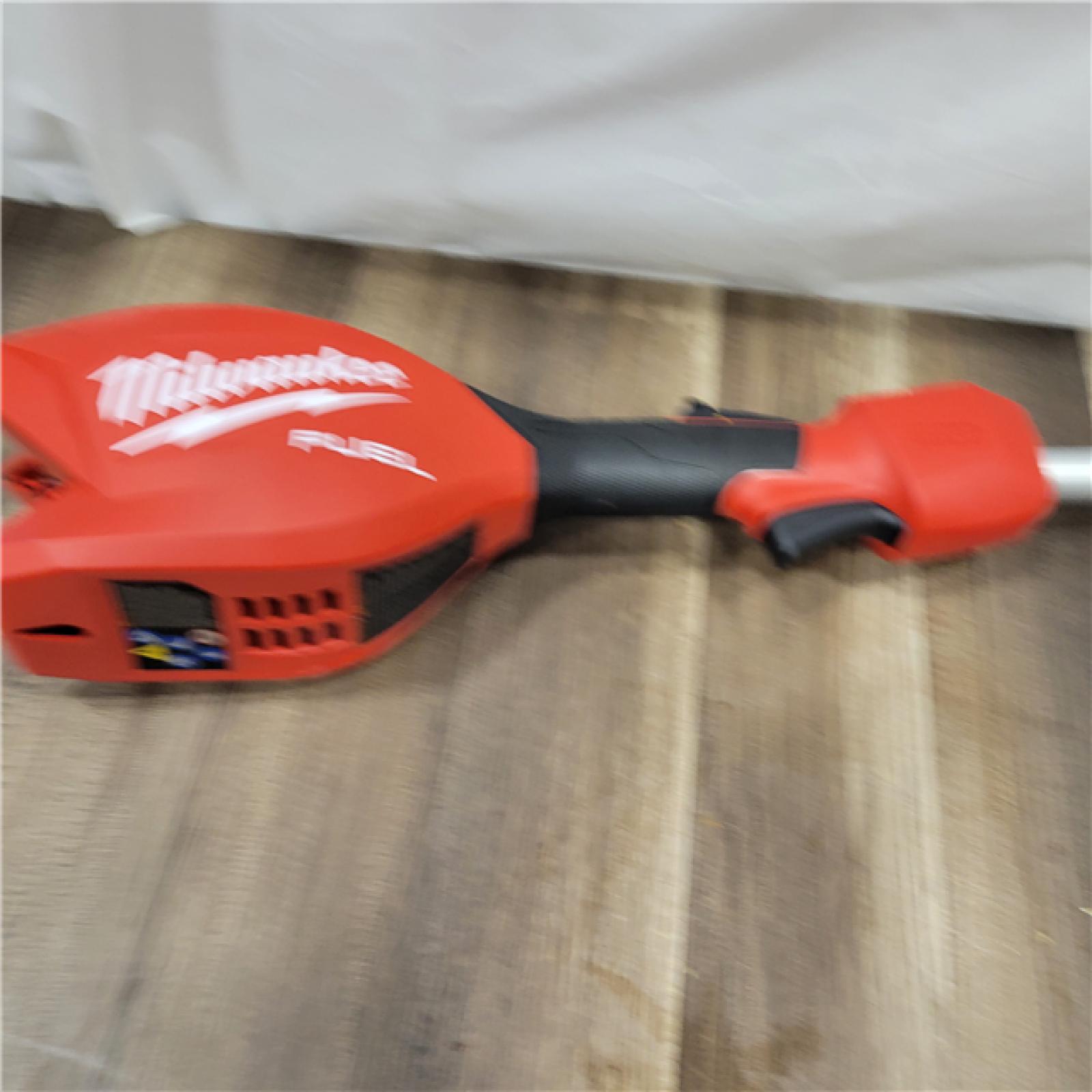 AS-IS MILWAUKEE  M18 FUEL 18V 16 in. Brushless Cordless Battery Powered String Trimmer W/QUIK-LOK Attachment Capability & 8.0 Ah Battery