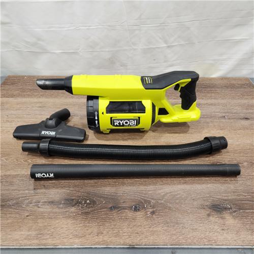 AS-IS RYOBI ONE+ HP 18V Brushless Cordless Jobsite Hand Vacuum (Tool Only), Greens