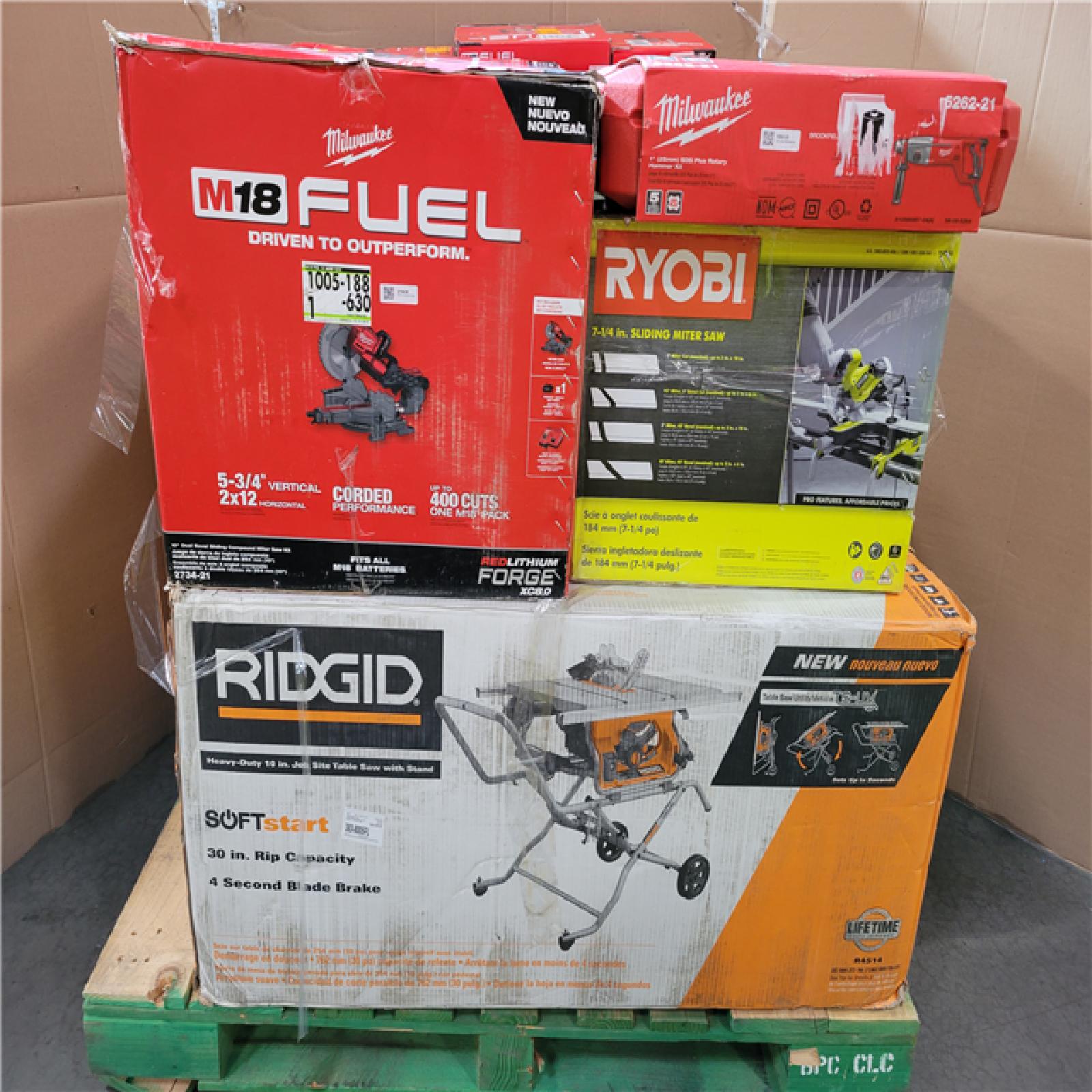 CALIFORNIA AS-IS TOOL PALLET