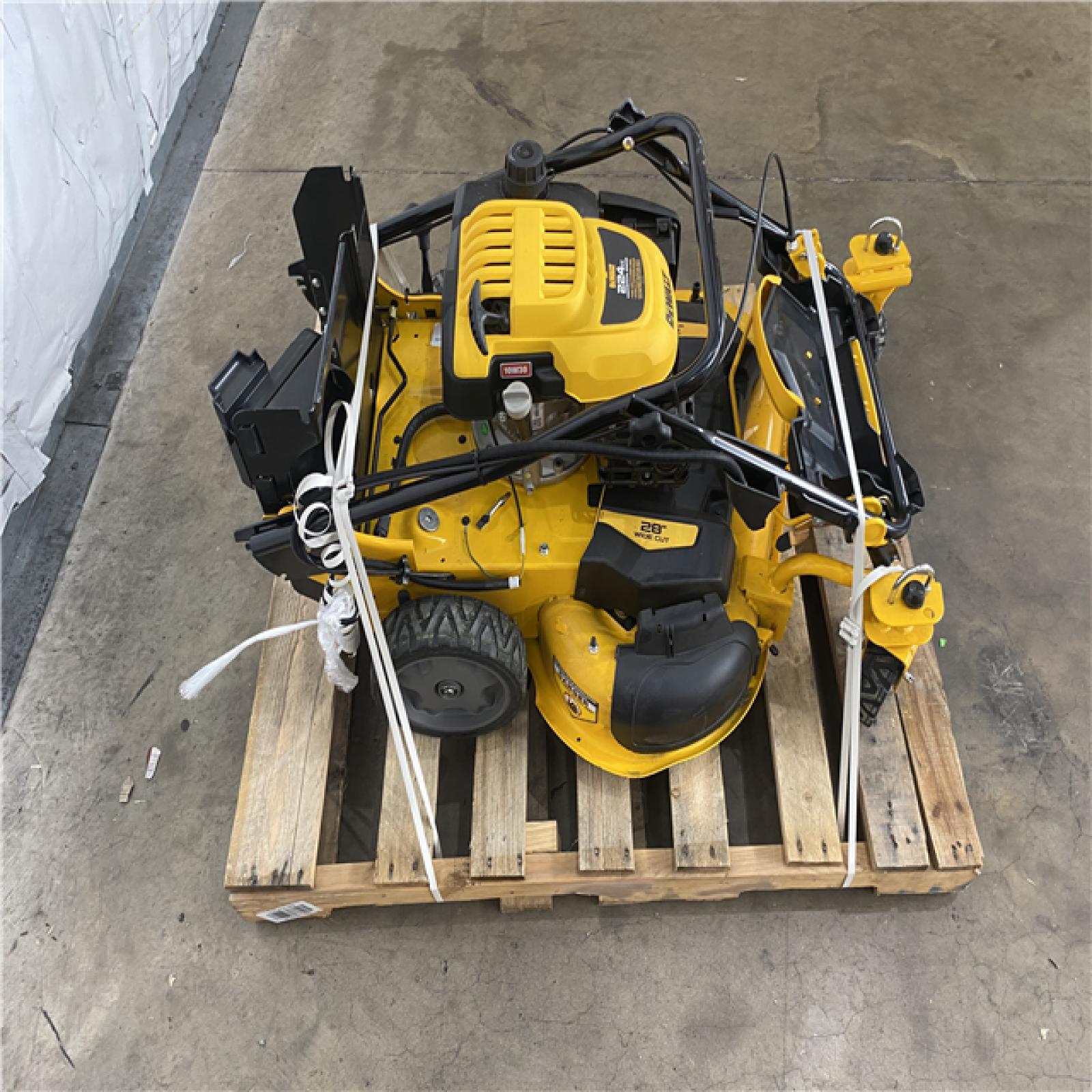 Houston Location - AS-IS Outdoor Pallet Dewalt 28'' Wide Cut Mower