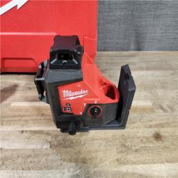 HOUSTON LOCATION - AS-IS Milwaukee 12-Volt Lithium-Ion Cordless Green 250 ft. 3-Plane Laser Level Kit