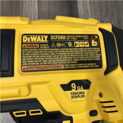 AS-IS DEWALT 20V MAX 9-Gauge Cordless Fencing Stapler (Tool Only)