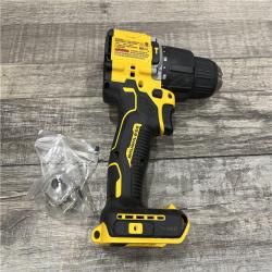 AS-IS DEWALT ATOMIC 20-Volt MAX Brushless Cordless 1/2 in. Hammer Drill (Tool-Only)