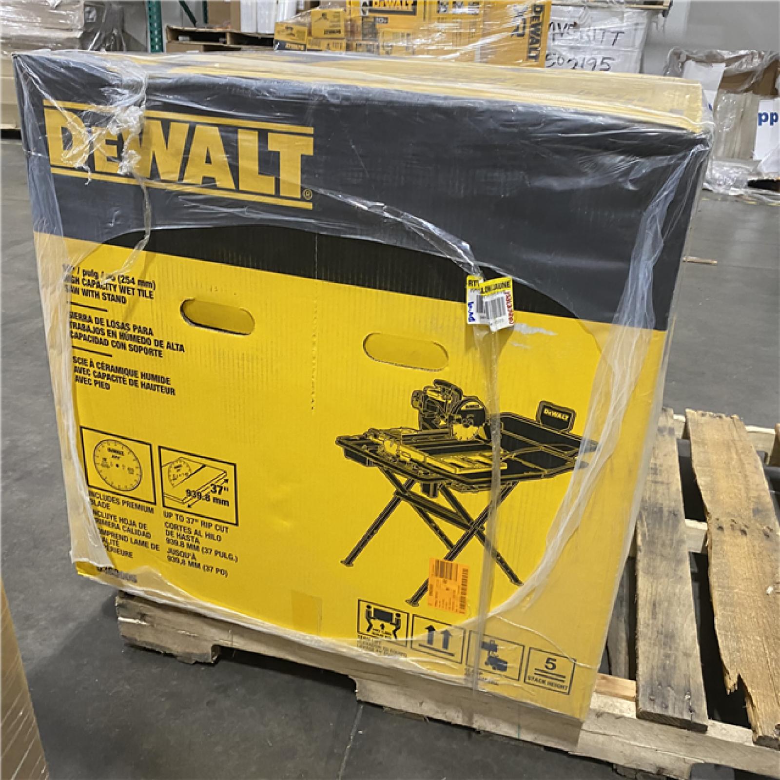 NEW-  DeWALT D36000S 10 Professional Heavy Duty Wet Tile Saw Attachment W/ Stand