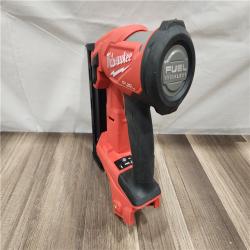 AS-IS- MILWAUKEE FUEL 18V Cordless 18-Gauge 1/4 in. Narrow Crown Stapler (Tool-Only)