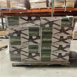 DALLAS LOCATION- HUNTER 42 in. LED Indoor Matte Black Ceiling Fan with Light (24 CASES)
