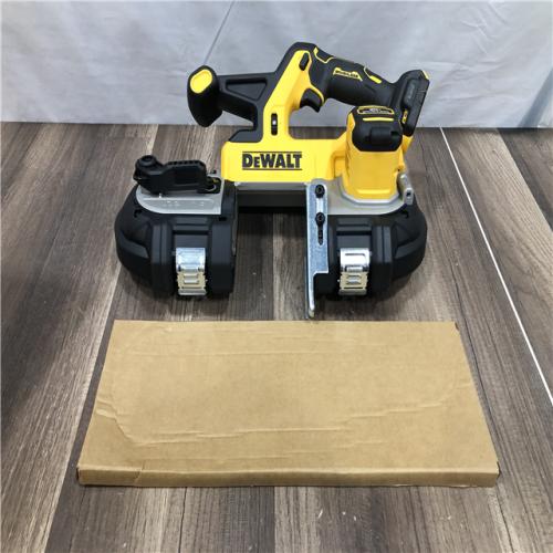AS-IS DEWALT 20-Volt MAX 3-3/8 in. Cordless Brushless Bandsaw (Tool-Only)