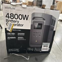 CALIFORNIA AS-IS ECOFLOW 4800W BATTERY GENERATOR