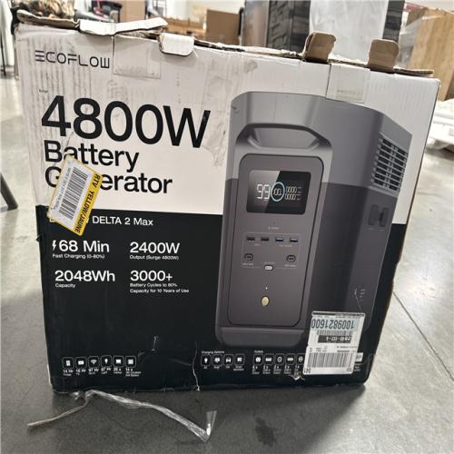 CALIFORNIA AS-IS ECOFLOW 4800W BATTERY GENERATOR