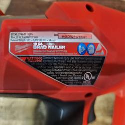 HOUSTON LOCATION - AS-IS Milwaukee FUEL 18-Volt Lithium-Ion Brushless Cordless Gen II 18-Gauge Brad Nailer (Tool-Only)