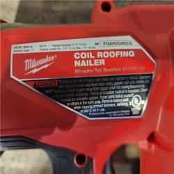 HOUSTON LOCATION - AS-IS Milwaukee M18 FUEL 18-Volt Lithium-Ion Brushless Cordless Coil Roofing Nailer (Tool Only)