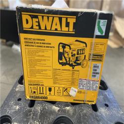 DALLAS LOCATION - DEWALT 4500 / 4000- Watt Gas Powered Portable Generator with Idle Control, Covered Outlets and CO Protect