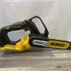 AS-IS DEWALT 20V MAX 8 in. Brushless Cordless Battery Powered Pruning Chainsaw (Tool Only)