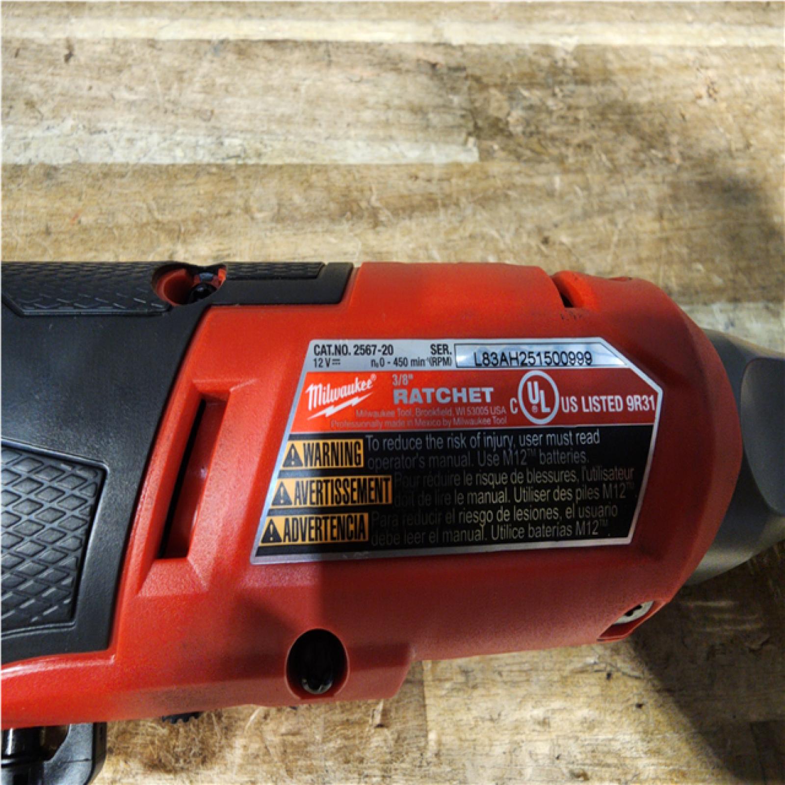 Houston Location AS-IS Milwaukee FUEL Ratchet