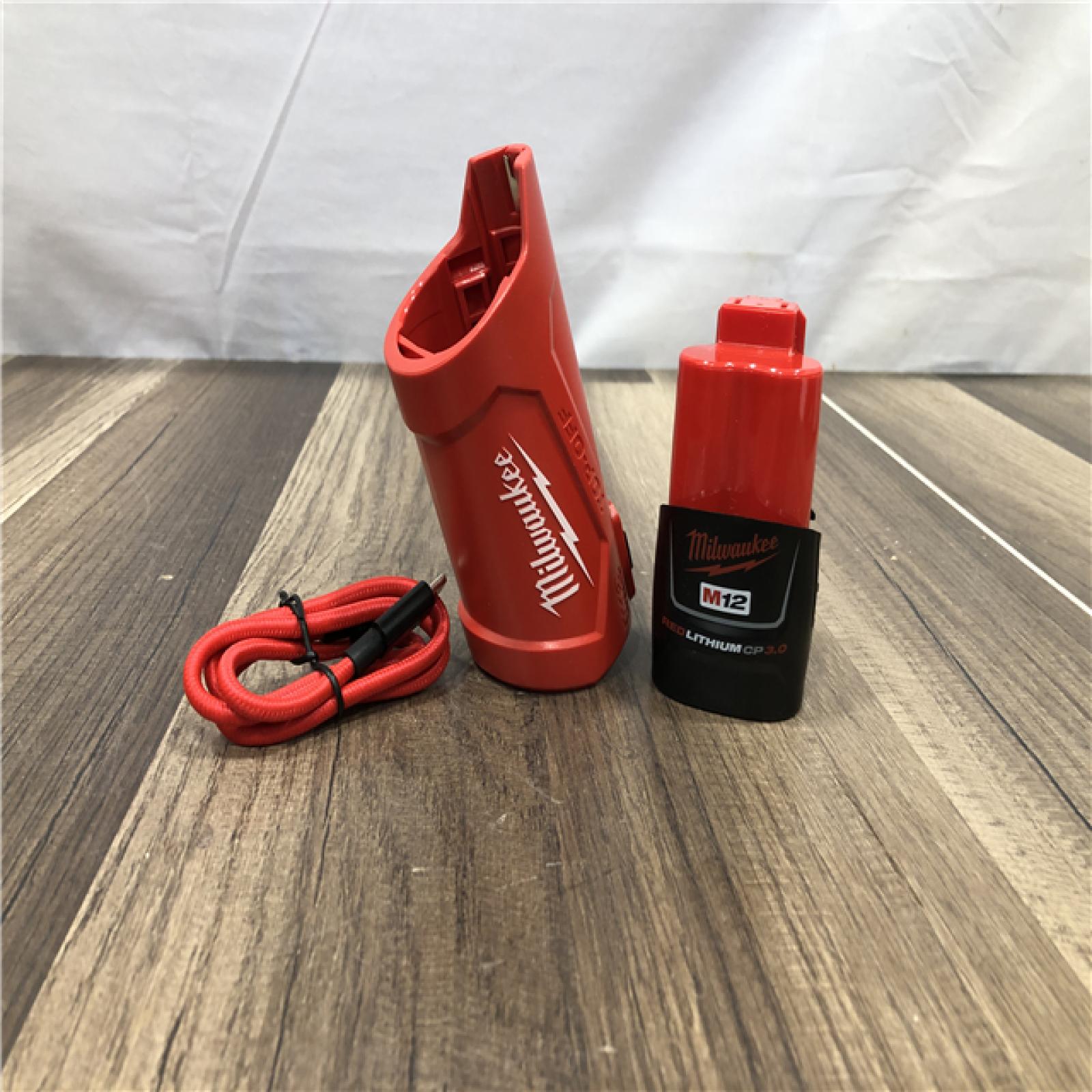 AS-IS Milwaukee Men's 2X-Large 12-Volt Lithium-Ion Cordless Tough Shell Black Heated Jacket with