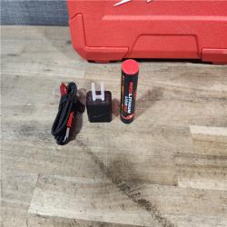 HOUSTON LOCATION - AS-IS Milwaukee 100 ft. REDLITHIUM Lithium-Ion USB Green Rechargeable Cross Line Laser Level with Charger