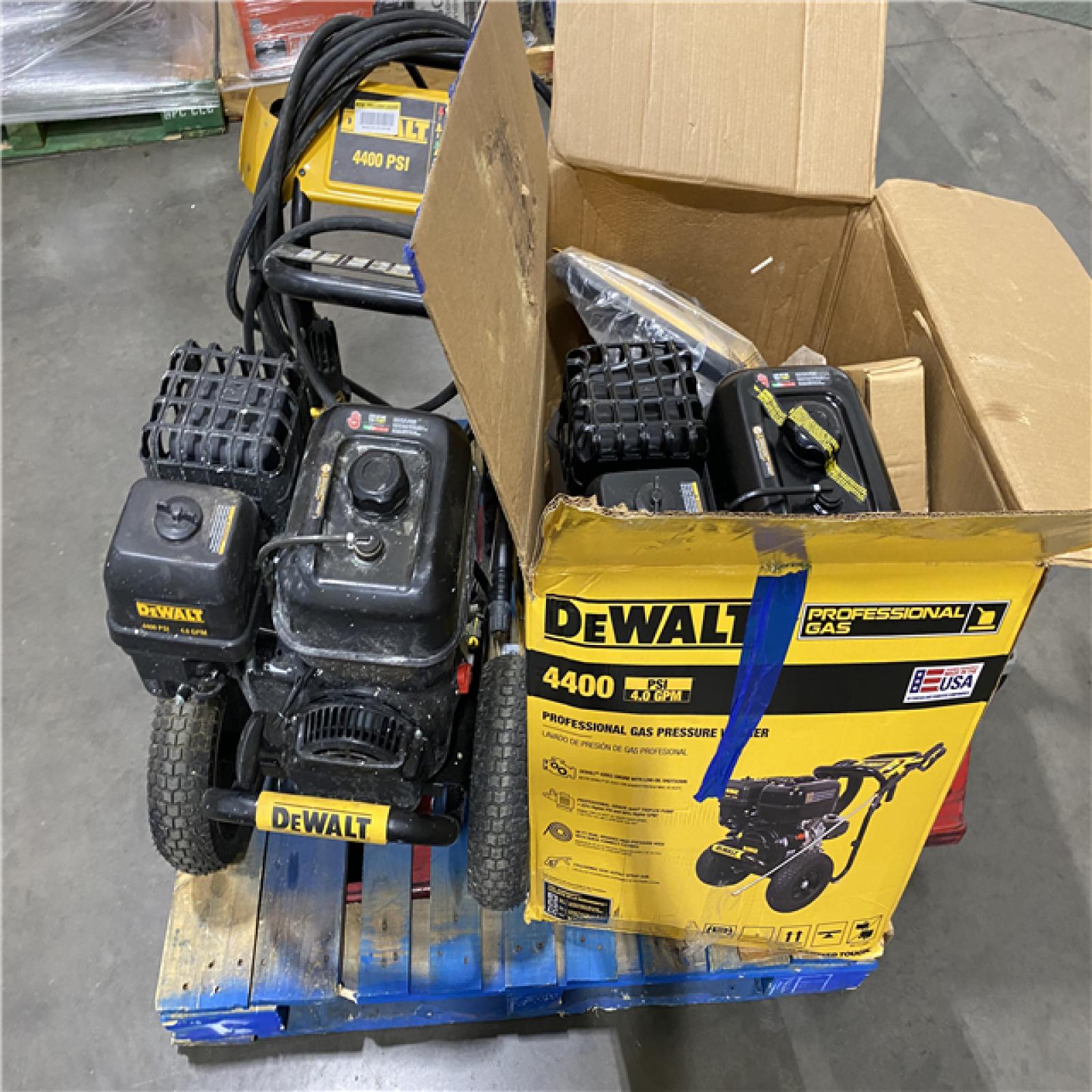 Dallas Location - As-Is Dewalt 4400 PSI 4.0 GPM Gas Pressure Washer (Lot Of 2)
