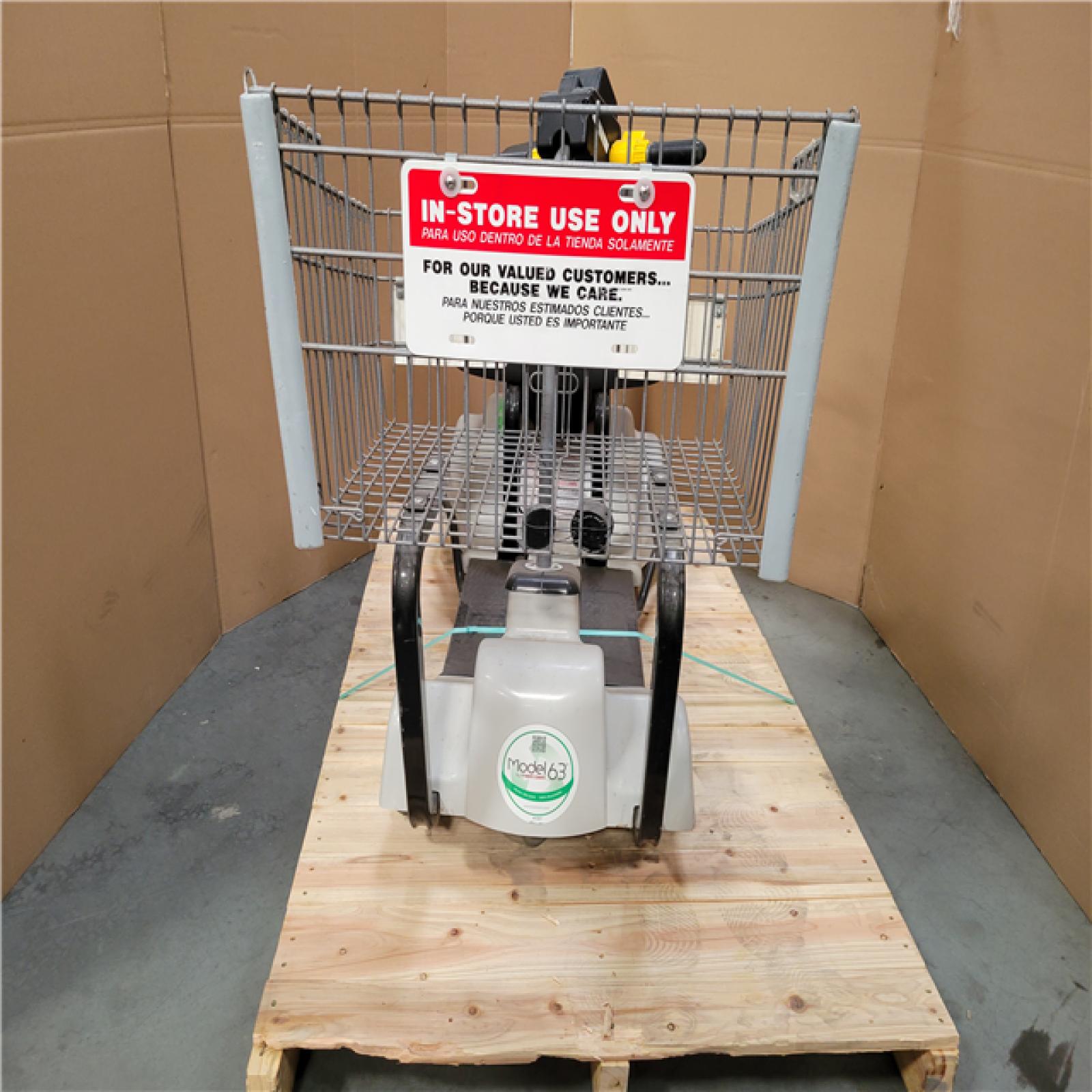 CALIFORNIA AS-IS MODEL 63 MART CART