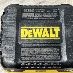 AS-IS DEWALT 20-Volt MAX Lithium-Ion 4.0Ah Battery with 12-Volt to 20-Volt MAX Charger